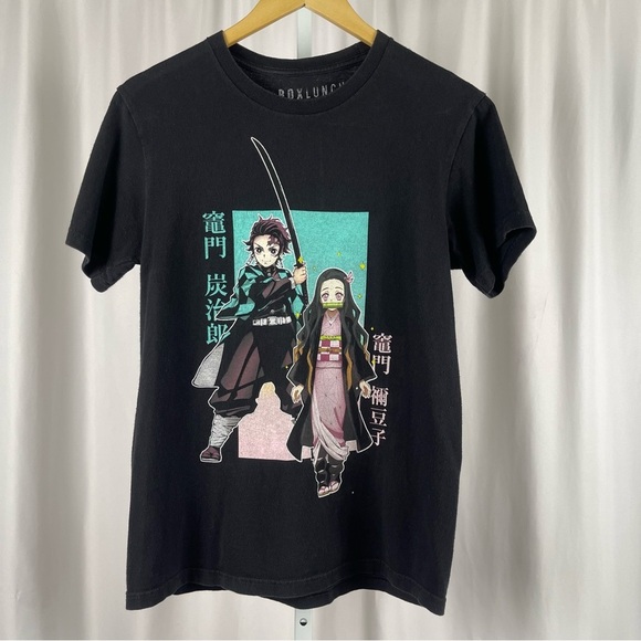 Box Lunch Demon Slayer Small Anime Big Graphic Tee Shirt Samurai - Picture 1 of 6
